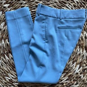 J. Crew Cameron slim crop pants (periwinkle blue)